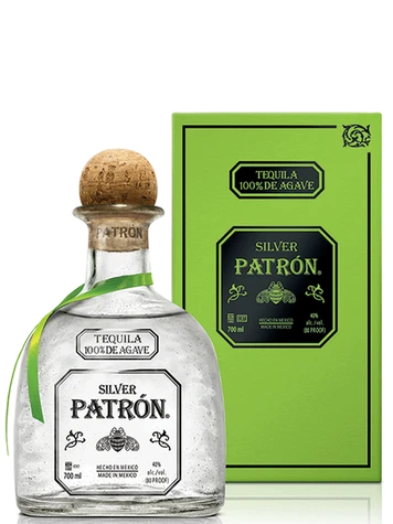 TEQUILA PATRON SILVER 40%VOL 3 TEQUILA PATRON SILVER 40%VOL